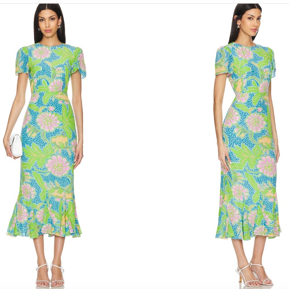 Rhode Lulani Dress - Psychedelic Flower print